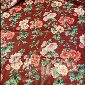 "ROSE TREMIERE" COPYRIGHT1982 by G.P. & BAKER fabric remnant